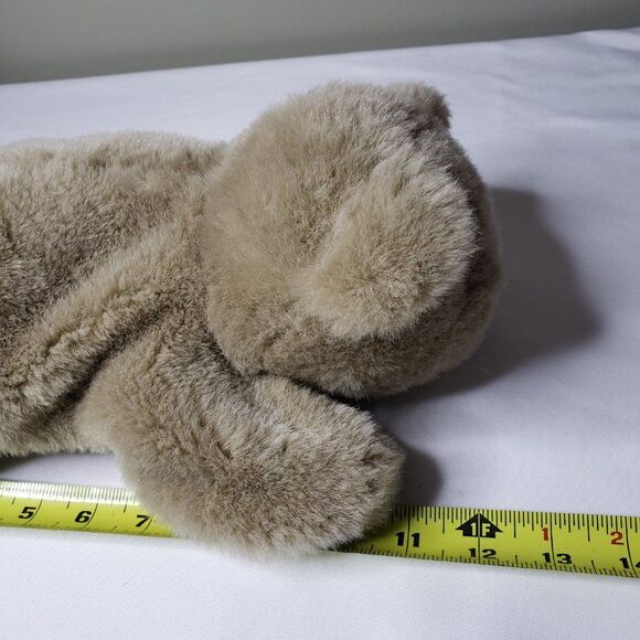 Adorable Vintage ABC Distributing Gray Plush Beaver Hand Puppet Stuffed Animal - Picture 8 of 8